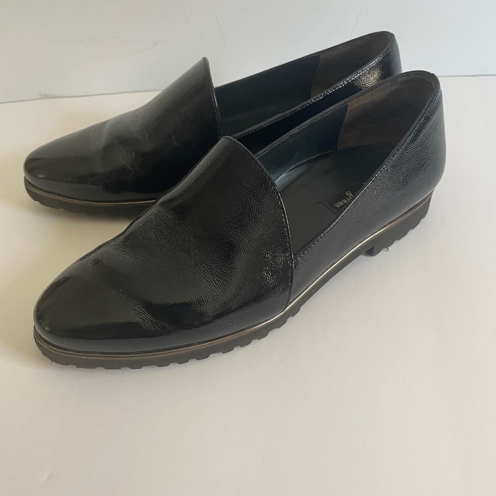 Paul Green Black Patent Leather Loafers
